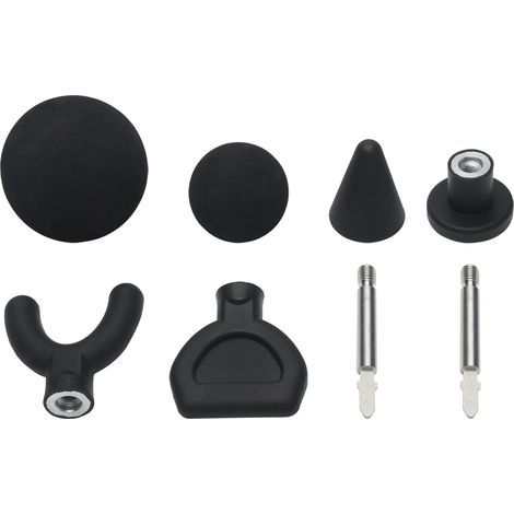 Lot de 6 appareils de massage musculaire en EVA pour soulager la douleur des épaules, du dos et du corps (adaptateur inclus) - Thérapie par scie - Soulagement des douleurs - Nuque et corps 06750-AquaF