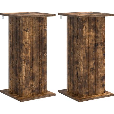 Maison Exclusive - Supporto per piante 2 pcs Rovere Fumo 30,5 x 30 x 60,5 cm