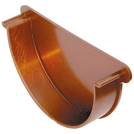 Terminale in polimglass per gronda sistema "luna" : Colore - Rame rosso
