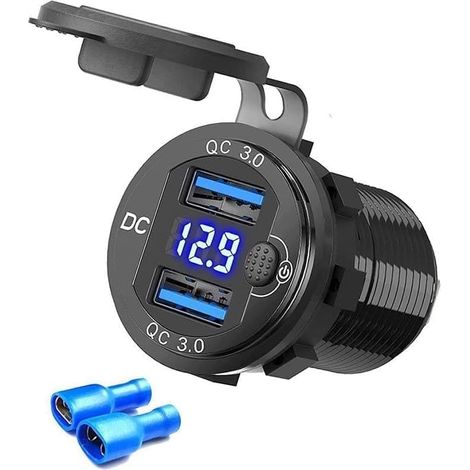 de voiture USB double port 20 W PD 18 W QC3 0 charge rapide (1/5)