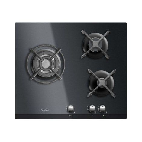 Plaque gaz WHIRLPOOL 6350W 59cm, AKT404NB (1/5)