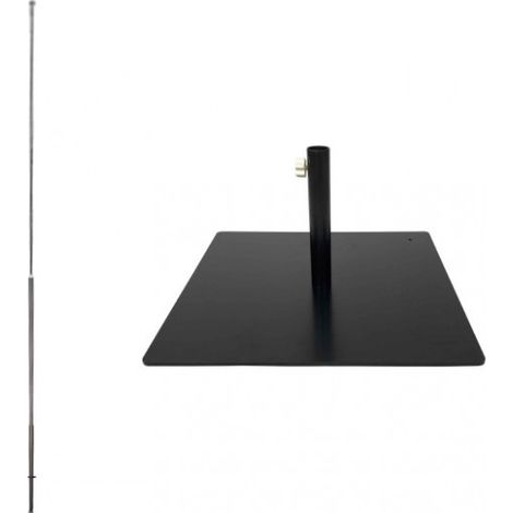 Kit complet mât de 3m50 et socle métallique pour drapeau INTERFLAG® (1/4)