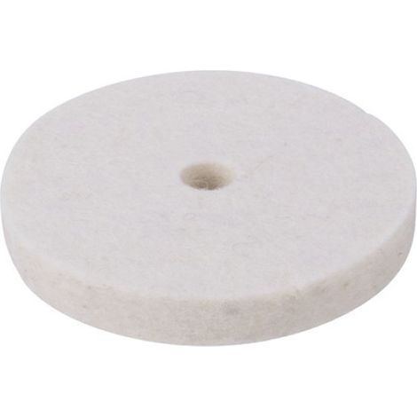 Disco di Feltro per Lucidatura a Cera Pasta Trapano 75 mm Wolfcraft 2130000 (1/4)