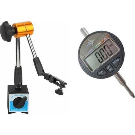 BASE MAGNETICA SNODABILE+ COMPARATORE CENTESIMALE DIGITALE 0.01 TORNIO