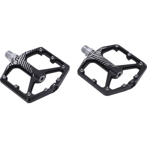 Pédales de vélo de montagne ENLEE Ultralight antidérapantes à roulements, plateforme en aluminium, noires