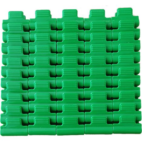 Accessoires de serre de 16 mm (50 pièces) : clips de fixation pour serre, filet d’ombrage et moustiquaire. (1/2)