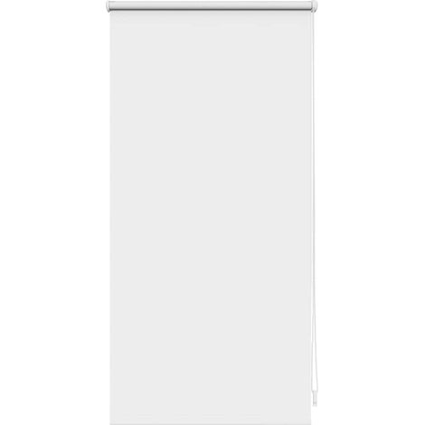 Tenda a rullo Tenda avvolgibile oscurante 44,4x100 cm Tessuto Larghezza 40 cm Bianco (1/4)