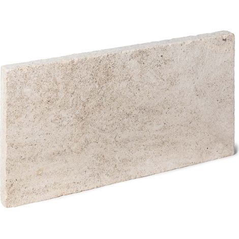 Bordure de jardin Pierre de Bourgogne Semond Doré 60x30x3,8 cm (à l'unité) - RO'MA NATURE