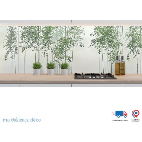 Crédence : Forêt de bambous 2 - Alu composite - 120 - 60 (1/3)