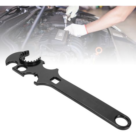 Llave multifunción con abrazadera fija – Llave multifunción combinada fabricada en acero al carbono para reparaciones de automóviles, trabajos de mantenimiento y aflojamiento de tornillos – 11,5 pulga (1/5)