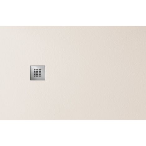 Receveur de douche en marbre de culture MITIA 140x90cm, gris