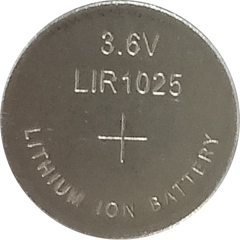 Pile bouton LIR1025 RS PRO, 3.7V, 10mm ( Prix pour 1 )