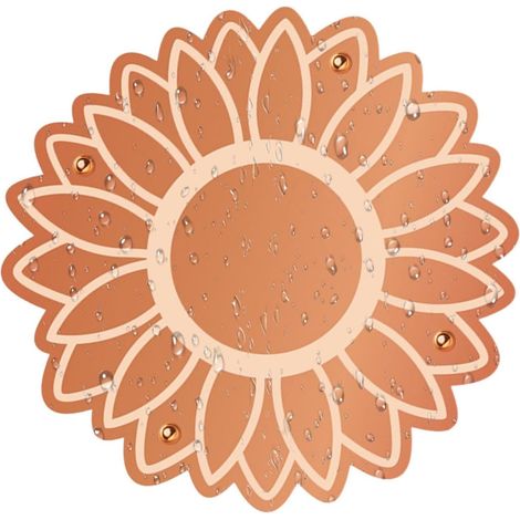 Disque De Cuivre pour Bain d'oiseaux Nettoyage sans Danger Forme Cuivrée Bain D'Oiseaux Pour Arrière-cour Observation Jardin Extérieur Balcon Fontaine Colibri Papillon Abeille (1/5)