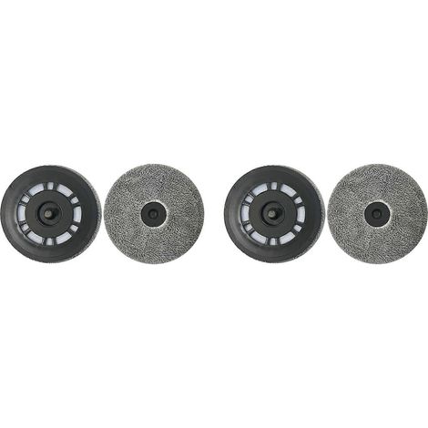 Kit de 4 supports de rechange pour balais-serpillères des aspirateurs robots Dreame séries S10/X10/X20/X20 PRO (supports et lingettes inclus) (1/5)