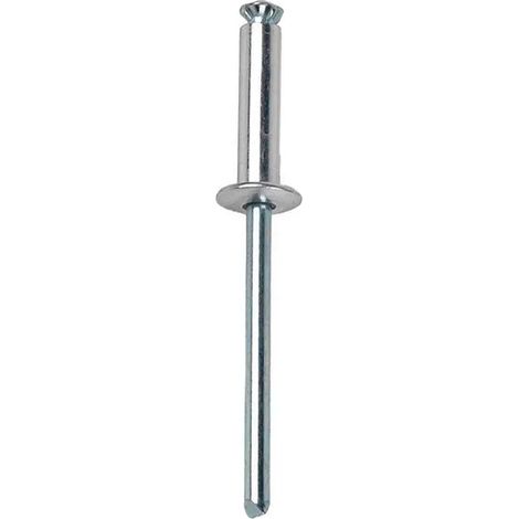 Rivets cofan flor aluminium vierblatt design aluminium 4x18 mm