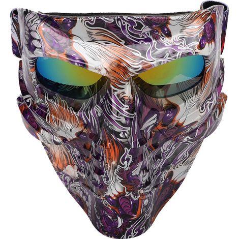 Cagoule crâne masque moto ski casque lunettes anti-vent sable G112 (1/5)