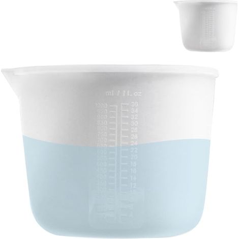 Tasses à Mesurer Silicone, 1000ml Verre Doseur Silicone Resine Epoxy  Tasse Silicone Résine Silicone Mesure Tasses, Moulage, Bricolage (1/5)