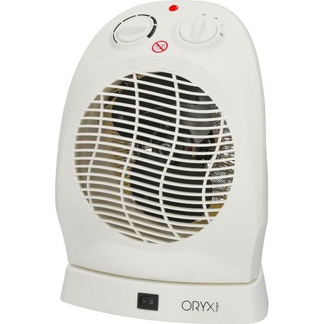 ORYX termoventilador oscilante 1000 / 2000w , Termoventilador Oscilante 1000 / 2000 Watt.- 2 niveles de potencia 1000 / 2000 Watt.- Termostato de temperatura regulable. (1/5)