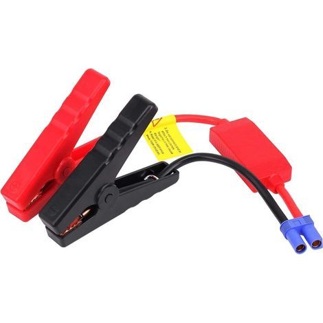 1 cable de arranque de emergencia de 200 A, cable de arranque de repuesto para automóvil con pinza de cocodrilo y conector EC5 para arrancador de emergencia portátil de 12 V. (1/5)