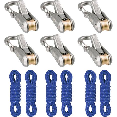Rouleau à Corde avec Serrure à Came pour tensionner et Fixer Les Cordes en extérieur, Outil de Serrage (1/5)