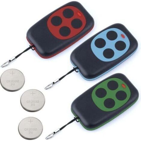 Télécommande Universelle de Portail avec fréquence 433,92 MHz pour Portail Automatique à Large Plage. Elégante télécommande à Code Fixe programmable, Pile Incluse (1/5)