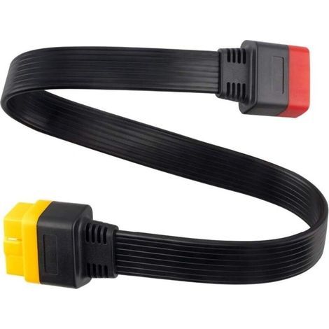 Nouvelle qualité OBD2 Câble d'extension for le lancement X431 ThinkDiag / Easydiag OBD2 16pin mâle à femelle Adaptateur OBDII connecteur Accessoires voiture Pièces automobiles ( Color : 60cm (1/5)