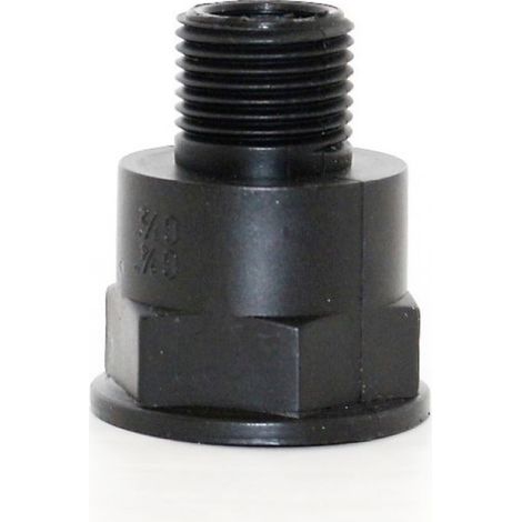 Manguito Riego Reducido H3/4"-M1/2" Fitting Polipropileno (1/2)