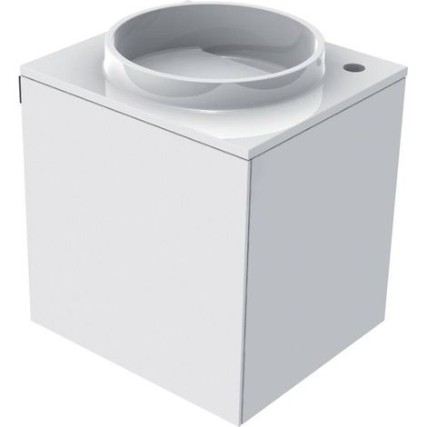 Lavabo pour invités 958227410 emcoasis optiwhite trou pour robinet. droite, poignée gauche EMCO