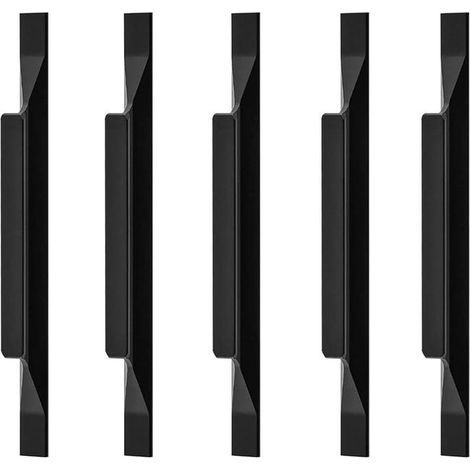 (10 Stück) Küchentürgriffe aus europäischer Aluminiumlegierung, Gesamtlänge 160 mm, Mittenabstand