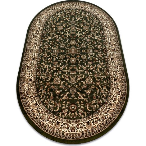Carpet ROYAL ADR oval design 1745 green green 200x290 cm