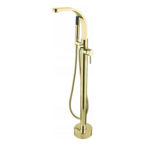 Decco Rubinetto per vasca da bagno a pavimento color oro chiaro Besco (1/3)