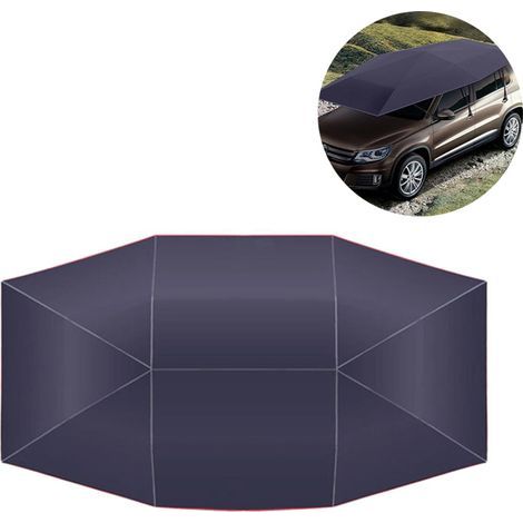 Pare-soleil Voiture - Auvent Tente Parasol 4 x 2.1 M - Imperméable UV Résistant - Pour Protection Extérieure Sans Support - 1 Pièce
