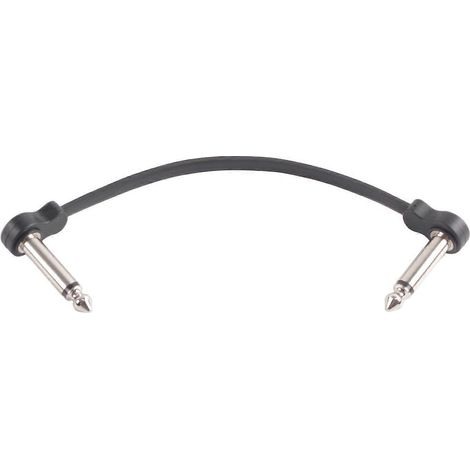 3-teiliges Gitarren-Patchkabel mit 6,35-mm-Klinkensteckern (Winkelstecker) und Rauschunterdrückung.