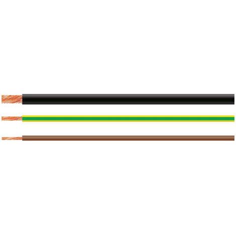 Fil électrique helu h07v-k 1x2.50mm rouge haute conductivité