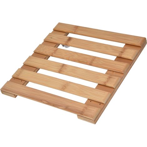Support à roulettes carré pour plantes avec roulettes amovibles à 360° pour pot de fleurs 25x25cm S (1/5)