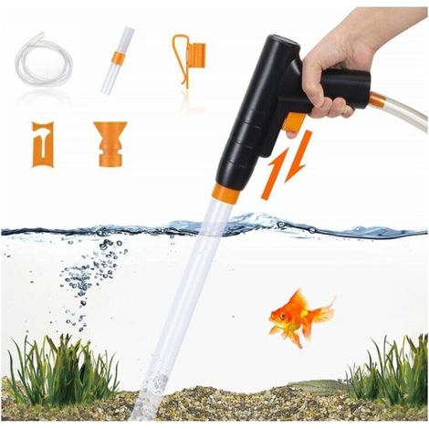 Water changer for aquariums, sludge vacuum for aquariums, 3-in-1 aquarium bottom cleaner, gravel cleaning set for aquariums for water changes and filter gravel cleaning (1/5)