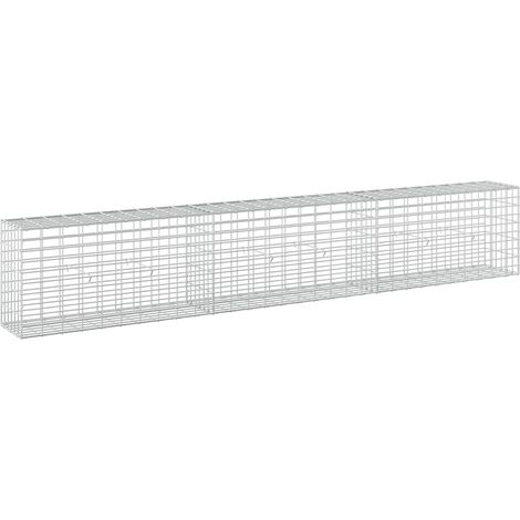 vidaXL Gabion with 3.5 mm Wire and 5x10 cm Mesh 300x30x50 cm (1/5)