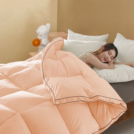 Quilt Coton 200x150 cm 98 % Coton 2 % Élasthanne Pour Chambre Climatisée Toutes Saisons 1 Pièce (1/5)