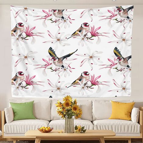 Tapisserie amusante et vintage pour nappe de chambre d'enfant 150x130cm (1/5)