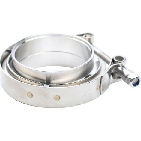 Bride d'échappement universelle, collier en V, collier V-Band, kit d'échappement turbo en V de 3 pouces pour SS304 3 (1/4)