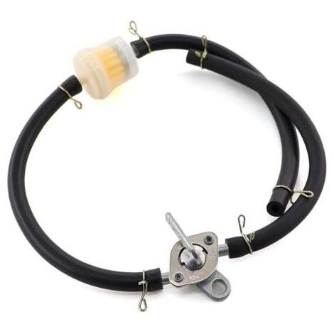 Pair Kit universel de robinet de commutateur d'essence de robinet de carburant pour des réservoirs de moteur à gaz de générateur (1/4)