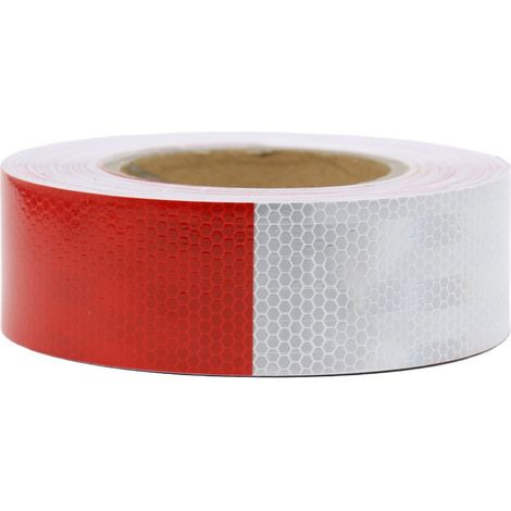 Autocollant réfléchissant PVC 45 mètres résistant aux intempéries sécurité routière bande adhésive pour camion (1/5)