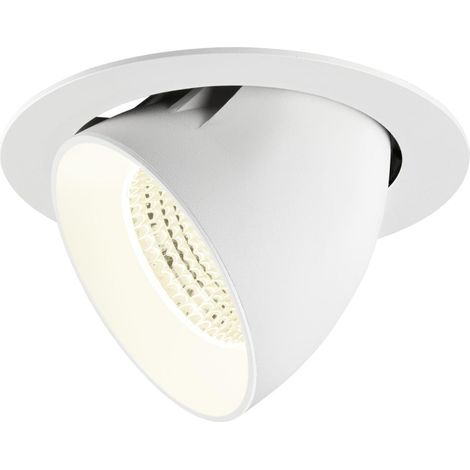 Encastré downlight NUMINOS® GIMBLE XL intérieur 4000 K 55° blanc - SLV - 1009916
