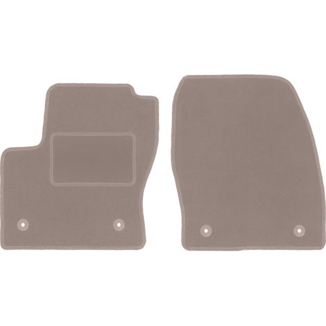 Tapis de sol avant pour : Ford Kuga MK2 SUV (2012-2019) beige