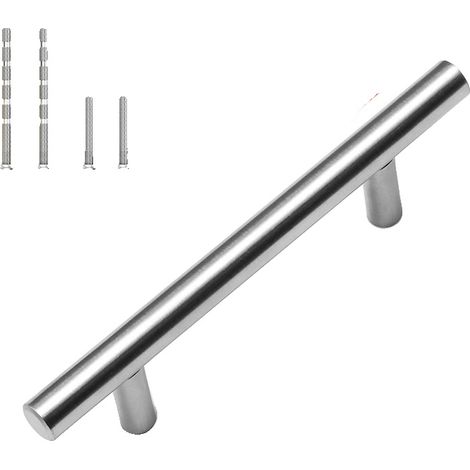 Möbelgriff & -knopf, Edelstahl, vielseitige Verwendung, 20Stück Silber 160mm (1/2)