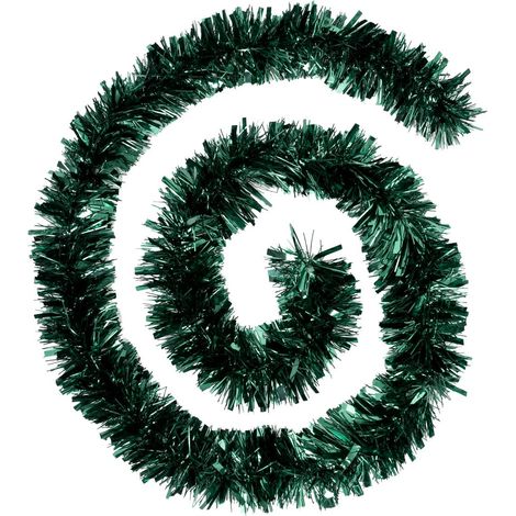 Weihnachtsgirlande Glossy Mate 100 x 6 x 2 M Olive - Dunkelgrün