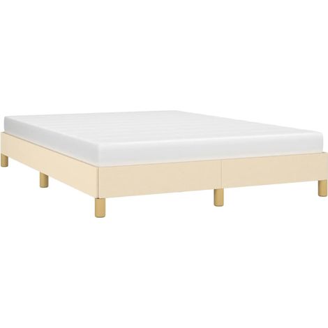 Giroletto senza Materasso Crema 140x200 cm in Tessuto vidaXL