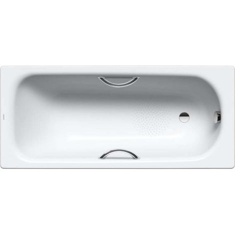 Kaldewei Advantage - Bañera rectangular Saniform Plus Star 335, 170x70 cm, con orificios para asas, antideslizante, Perl-Effect, blanca 133530003001 (1/2)