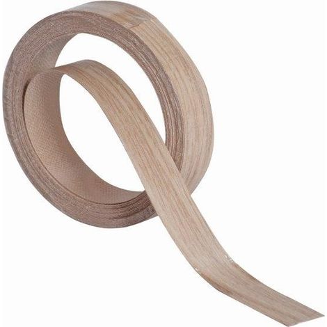 bordo preincollato colore rovere sbiancato 19 x 5000 mm