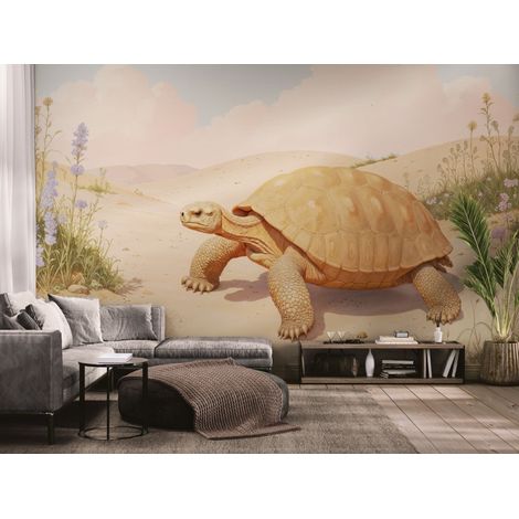 Papier peint Animal – tortue du désert - 150 x 250 cm (1/2)